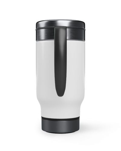 Stainless Steel Travel Mug with Handle, 14oz