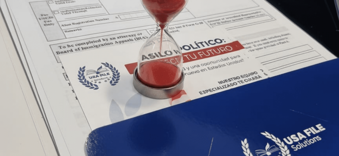 Audiencia de asilo en corte